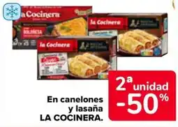 Carrefour Market La cocinera canelones y lasaña oferta