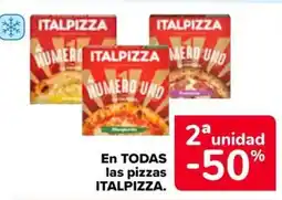 Carrefour Market Italpizza numero uno oferta