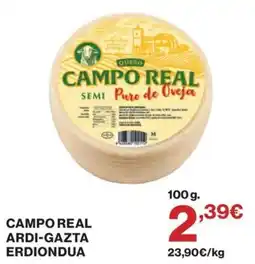 El Corte Inglés Campo real ardi-gazta erdiondua oferta