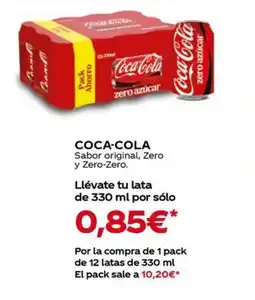 Dialprix Coca-Cola Sabor original, Zero y Zero-Zero oferta