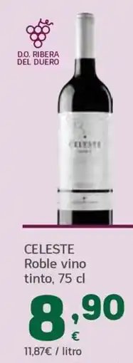 HiperDino Celeste Roble vino tinto oferta