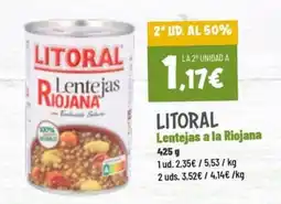 Dialprix Litoral lentejas a la riojana oferta