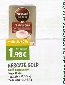Dialprix Nescafé Gold Café capuccino oferta