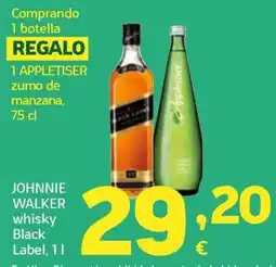 HiperDino johnnie walker whisky black label oferta