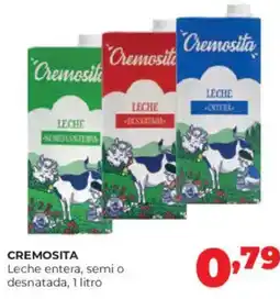 Alimerka Cremosita leche entera, semi o desnatada oferta