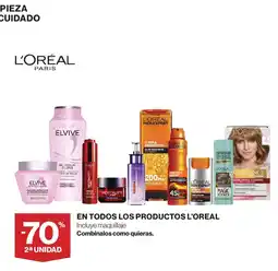 Hipercor L'Oréal en todos los productos oferta