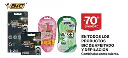 Hipercor En todos los productos bic de afeitado y depilacion oferta