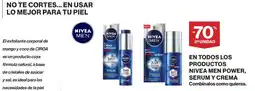Hipercor Nivea Men Power serum y crema oferta