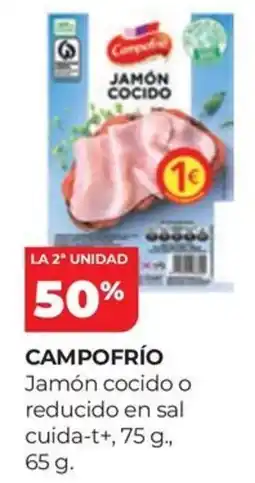 Alimerka Campo Frío jamón cocido o reducido en sal cuida-t+ oferta
