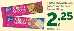 HiperDino Tirma Choco Galletas oferta