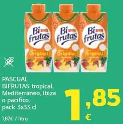 HiperDino Pascual bifrutas tropical oferta