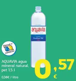 HiperDino Aquavia agua mineral natural oferta