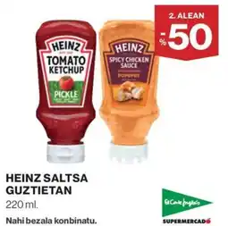 El Corte Inglés Heinz saltsa guztieta oferta