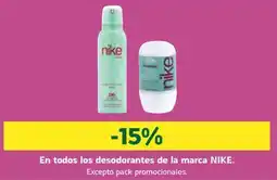 HiperDino Nike desodorantes oferta