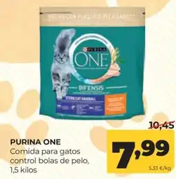 Alimerka purina one comida para gatos control bolas de pelo oferta