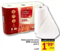 SPAR spar papel de cocina compacto oferta