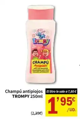 SPAR Trompy champú antipiojos oferta