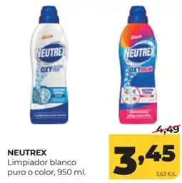 Alimerka Neutrex limpiador blanco puro o color oferta