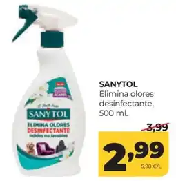 Alimerka Sanytol elimina olores desinfectante oferta