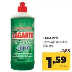 Alimerka Lagarto lavavajillas ultra oferta