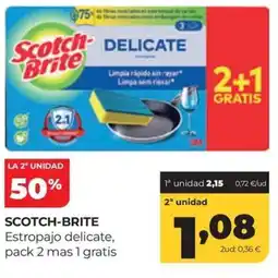 Alimerka Scotch-Brite estropajo delicate oferta