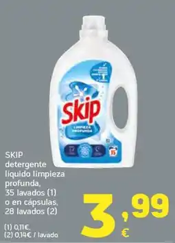 HiperDino Skip detergente liquido limpieza profunda oferta