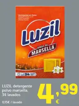 HiperDino Luzil detergente polvo marsella oferta