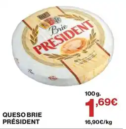 El Corte Inglés President queso brie oferta