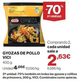 El Corte Inglés Vici gyoza de pollo oferta