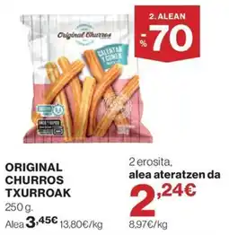 El Corte Inglés Original churros txurroak oferta