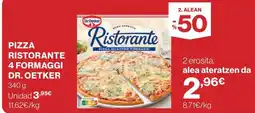 El Corte Inglés Dr. Oetker pizza ristorante 4 formaggi oferta