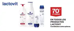 Hipercor Lactovit en todos los productos oferta