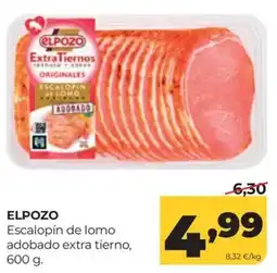 Alimerka Elpozo escalopín de lomo adobado extra tierno oferta