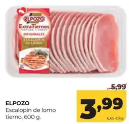 Alimerka Elpozo escalopín de lomo tierno oferta