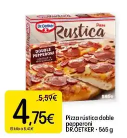 Dialprix Dr.Oetker pizza rustica doble pepperoni oferta