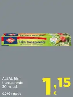 HiperDino Albal film transparente oferta
