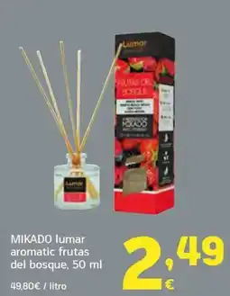 HiperDino Mikado lumar aromatic frutas del bosque oferta