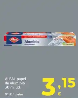 HiperDino Albal papel de aluminio oferta