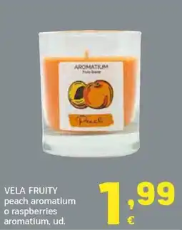 HiperDino Aromatium vela fruity peach oferta