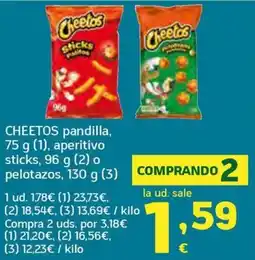 HiperDino Cheetos pandilla oferta