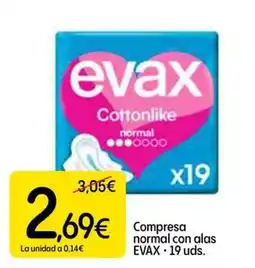 Dialprix evax compresa normal con alas oferta