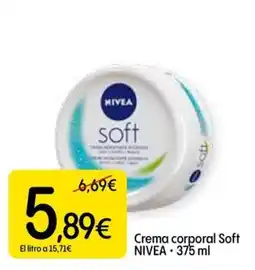 Dialprix Nivea crema corporal soft oferta