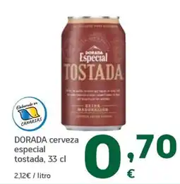 HiperDino Dorada cerveza especial tostada oferta