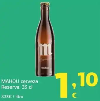 Mahou cerveza Reserva
