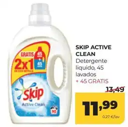Alimerka Skip active clean oferta