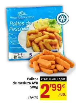 SPAR Antonio & Ricardo palitos de pescado oferta