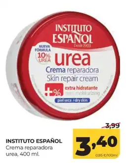Alimerka Instituto Español crema reparadora urea oferta