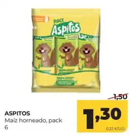 Alimerka Aspitos Maíz horneado oferta