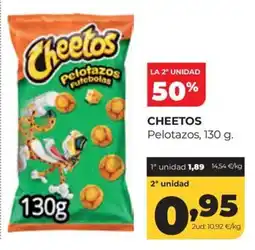 Alimerka Cheetos Pelotazos Futebolas oferta