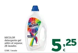 HiperDino Micolor detergente gel oferta